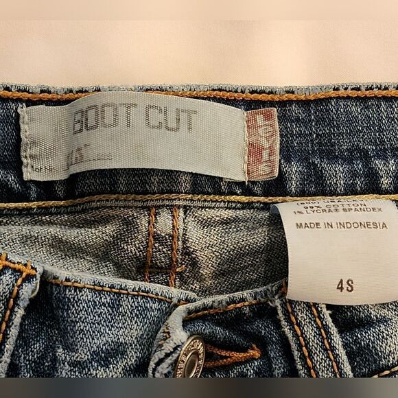 Levi's 515 Boot Cut Jeans Size 4S - Picture 4 of 9